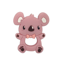 Load image into Gallery viewer, Food Grade Silicone Teethers Animal Fox Koala Teether Baby Silicone Chew Charms Kids Teething Gift Toddler Toys