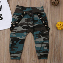 Load image into Gallery viewer, Baby Hip Hop Short Sleeve Summer Toddler Infant Like A Boss Letter Tops T-shirt and Pants Outfits 2Pcs Ste For Boys
