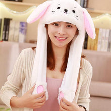 Load image into Gallery viewer, Modern Elegant Winter Interesting Girls Animals Ear Moving Jumping Hats Children and Adults Women Warm Rabbit Winter Caps In Modern Design