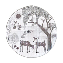 Load image into Gallery viewer, Home Nordic Forest Animals Print Baby Toddler Soft Cotton Grid Crawling Play Climbing Mat Carpet For Kids