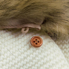 Load image into Gallery viewer, Warm Winter Luxury Newborn Baby Boy Girl Knitted Buttons Hooded Jacket Coat In Modern Design