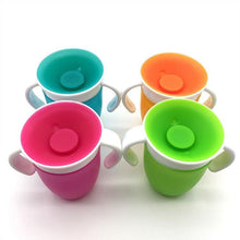Load image into Gallery viewer, Baby 240ml Leak Proof Rotatable Magic Cup Baby Learning Drinking Cup Child Water Cup Bottle
