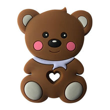 Load image into Gallery viewer, Food Grade Silicone Teethers Animal Fox Koala Teether Baby Silicone Chew Charms Kids Teething Gift Toddler Toys