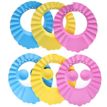 Load image into Gallery viewer, Shampoo Cap Durable Baby Bath Visor Hat Adjustable Baby Shower Protect Eye Water-proof Hair Wash Shield For Kids Bath
