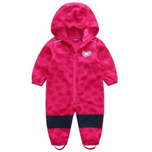 Load image into Gallery viewer, Ski suit For Children Soft Shell Outdoor Jacket Waterproof Fleece Lining Jumpsuit For Boys and Girls In Modern Colorful Design