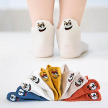 Load image into Gallery viewer, 5Pairs Cartoon Embroider Multicolor Summer Spring Newborn Boy Kids Baby Girls Breathable Socks For Kids
