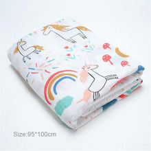 Load image into Gallery viewer, Muslin Baby Blankets Swaddles Newborn Photography Accessories Soft Swaddle Wrap Organic Cotton Swaddle
