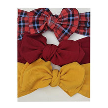 Load image into Gallery viewer, Summer Cute Floral Bows Baby Girl Headbands Elastic Bowknot Newborn Hair Band Turban Set Hair Accessories Bow Set For Kids