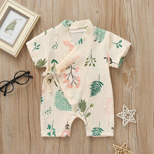 Load image into Gallery viewer, Summer Baby Girl/Boys Clothing Short-sleeved Rompers Jumpsuit Floral Print Cute Soft Newborn Infant Baby Playwear For Girls and Boys Kids