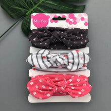 Load image into Gallery viewer, Baby Headband Flower Print Hair Wear for Newborn Baby Girl Headband for Little Girl Headbands Children Bow