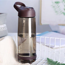 Load image into Gallery viewer, Portable Water Bottle With Straw Healthy Plastic Travel Drinkware Sports Shaker Drink Bottles For Kids