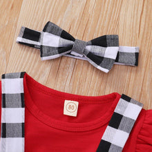 Load image into Gallery viewer, Cute Outfits Autumn Winter Plaid Suspender Christmas Dress Clothing Kids Girls Skirts