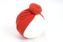 Load image into Gallery viewer, Newborn Toddler Kids Turban Cotton Beanie Hat Winter Cap Knot Solid Soft Sleeping Caps For Kids