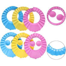 Load image into Gallery viewer, Shampoo Cap Sheild Durable Baby Bath Visor Hat Adjustable Baby Shower Protect Eye Water-proof For Kids