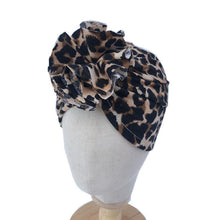 Load image into Gallery viewer, Modern Baby Headband Bow for Girl Leopard Headbands for Newborn Toddler Turban Baby Hair Accessories Design