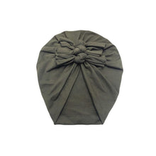 Load image into Gallery viewer, Luxury Modern Baby Headband Hat Bowknot Print Cotton Stretchy Turban Headband Infant Head Wrap Beanie Hat For Babies and Kids