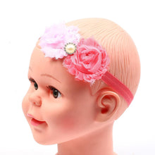Load image into Gallery viewer, Handmade Flower Newborn Headwear Head Wrap Band Hairband Gift Toddlers For Baby Girls