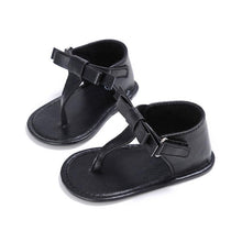 Load image into Gallery viewer, Baby Summer Newborn 0-18M Infant Baby Girls Boys Shoes Solid Non-slip Party Bow PU Leather Breathable Toddler Shoes