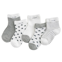 Load image into Gallery viewer, 5Pair Set Cotton Baby Girls Socks Thin Summer Breathable Mesh Kids Toddler Socks Cute Cartoon Children Socks Infant Socks for Kids
