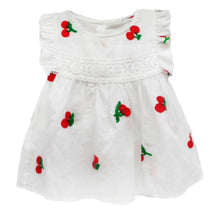 Load image into Gallery viewer, Summer Baby Frill Sleeve Newborn Infant Dresses Cotton Pineapple Sleeveless Toddler Dresses For Girls