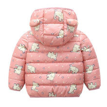 Load image into Gallery viewer, Baby Girls Winter Jackets For Children Spring Autumn Outerwear Hooded Infant Coats In Modern Design For Girls and Boys
