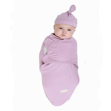 Load image into Gallery viewer, Baby Swaddle Blanket With Cap For Newborn Wrap Cotton Swaddling Bag Baby Envelope Sleep sack Blanket .