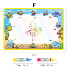 Load image into Gallery viewer, Magic Water Painting Drawing Mat & 2 Pens Doodle Board Coloring Books for Kids Children Educational Toys