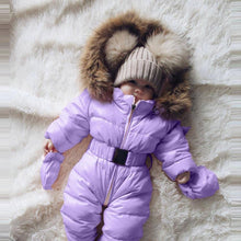 Load image into Gallery viewer, Winter Clothes For Infant Baby Hooded Warm Thick Snowsuit Jumpsuit Romper for Boys and Girls Style