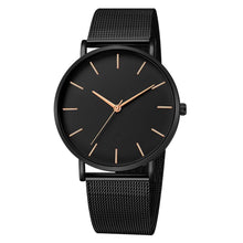 Load image into Gallery viewer, STEVVEX Women Watch Rose Gold Style Women's Mesh Belt ultra-thin Fashion para Luxury Wrist Watches For Women and Girls