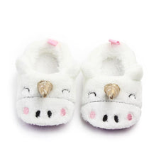 Load image into Gallery viewer, Princess Newborn Baby Crawling Shoes Girl Slippers Pre Walker Trainers Fur Winter Soft Shoes