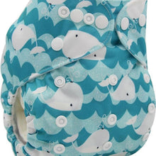 Load image into Gallery viewer, Modrn Printed Baby Pocket Cloth Diaper Nappy Reusable Adjustable Washable Nappies For Baby Boys and Baby Girls In Elegant Style