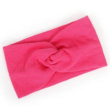 Load image into Gallery viewer, Modern New Trend Girls Winter Autumn Headband Twisted Knotted Soft Elastic Baby Girl Soft Elastic Turban Headband For Girls