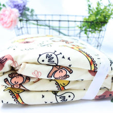 Load image into Gallery viewer, Baby Blankets New Layer Coral Fleece Infant Swaddle Wrap Owl Printed Newborn Baby Bedding Blanket