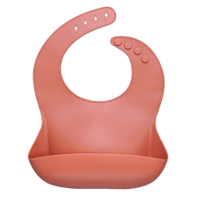 Load image into Gallery viewer, Silicon Breastplate Baby Bib Waterproof Solid Infant Bandana Bibs Newborn Feeding Burp Cloth Bib For Kids