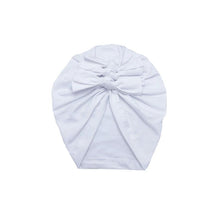 Load image into Gallery viewer, Luxury Modern Baby Headband Hat Bowknot Print Cotton Stretchy Turban Headband Infant Head Wrap Beanie Hat For Babies and Kids