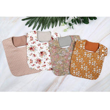 Load image into Gallery viewer, Floral Vintage Newborn Double Side Bibs Boys Girls Waterproof Linen Cotton Saliva Towel