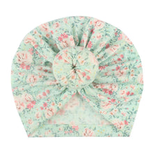 Load image into Gallery viewer, Luxury Modern Donut Baby Beanie Turban Hat Baby Cap Cotton Fruit Print Floral Toddler Baby Girl Cap Design