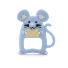 Load image into Gallery viewer, Baby Teethers Cartoon Animal Baby Teething Toy Penguin Silicone Teether Unicorn Pendant Raccoon Accessories