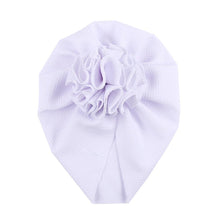 Load image into Gallery viewer, Baby Flower Turban Headwraps Caps Elastic Hair Accessories Bow For Baby Girls