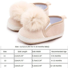 Load image into Gallery viewer, Baby Girl Shoes Newborn Baby Shoe Soft Sole Prewalker Anti-slip Sneakers Soft And Comfortable Quality Material Perfect Gift