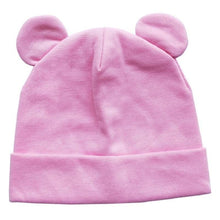 Load image into Gallery viewer, Modern Baby Hat Cute Ear Cotton Girls Cap Scarf Infant Hats Finger love Kids Boys Knitted Cap Winter hat I love mama/pap Cap