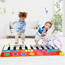 Load image into Gallery viewer, Big Size Music Piano Carpets & 8 Instruments Guitar Accordion Violin Sounds Musical Play Mat Educational Toy For Kids