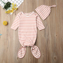 Load image into Gallery viewer, Cute Baby Sleeping Bags Newborn Infant Swaddle Wrap Envelope Baby Blanket Striped Swaddling Wrap Sleep Sack