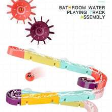 Load image into Gallery viewer, Baby Bath Toys Wall Suction Cup Marble Race Run Track Bathroom Bathtub Kids Play Water Games Toy Set for Children