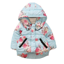 Load image into Gallery viewer, Modern Designer New Winter Baby Outerwear Hooded Printed Cotton Padded Jacket and Coats For Babies and Girls Kids