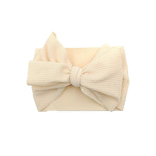 Load image into Gallery viewer, Baby Girls Headband Toddler Big Bow Hairband Cute Solid Stretch Turban For Baby Girls