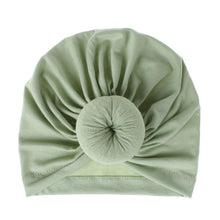 Load image into Gallery viewer, Baby Hat Soft Lovely Flower bowknot for Baby Girl Toddler Turban Hir Band Cap Newborn Headwrap Hat Baby Hairband