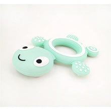 Load image into Gallery viewer, Baby Silicone Teethers Food Cute Turtle Tiny Teething Baby Shower Gifts Cartoon Animals Teether