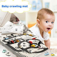 Load image into Gallery viewer, Baby Playing Mat Kids Boys Crawling Carpet Cute Cartoon Traffic Park Map Mat Toys for Children In Modern New City Design