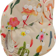 Load image into Gallery viewer, Modrn Printed Baby Pocket Cloth Diaper Nappy Reusable Adjustable Washable Nappies For Baby Boys and Baby Girls In Elegant Style